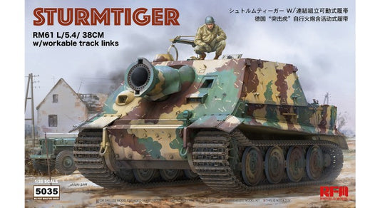 1/35 German Sturmtiger Tank w/Workable Track Links