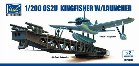 1/200 OS2U Kingfisher Aircraft w/Launcher (2 Kits)