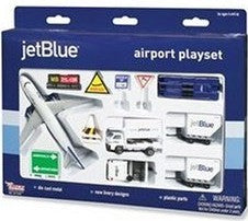 Jet Blue Airways Airport Die Cast Playset (15pc Set)