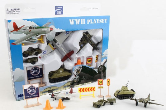 WWII Die Cast Playset (12pc Set)