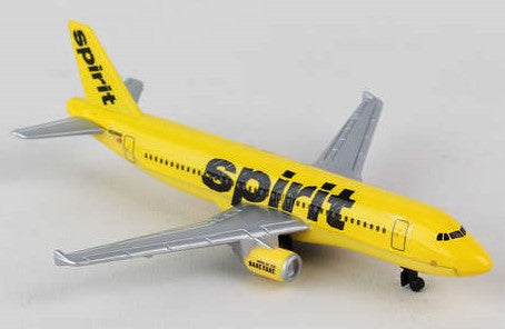 Spirit Airlines A320 (5" Wingspan) (Die Cast)