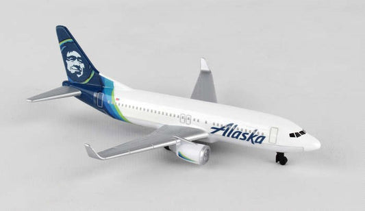 Alaska Airlines B737 (5" Wingspan) (Die Cast)