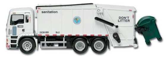 NYC Sanitation Garbage Truck (Die Cast/Plastic) (7")