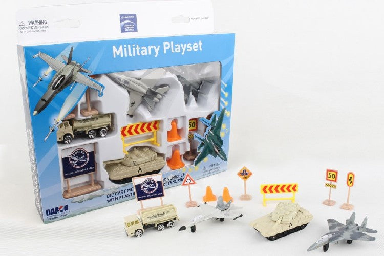 Military Die Cast Playset (12pc Set)