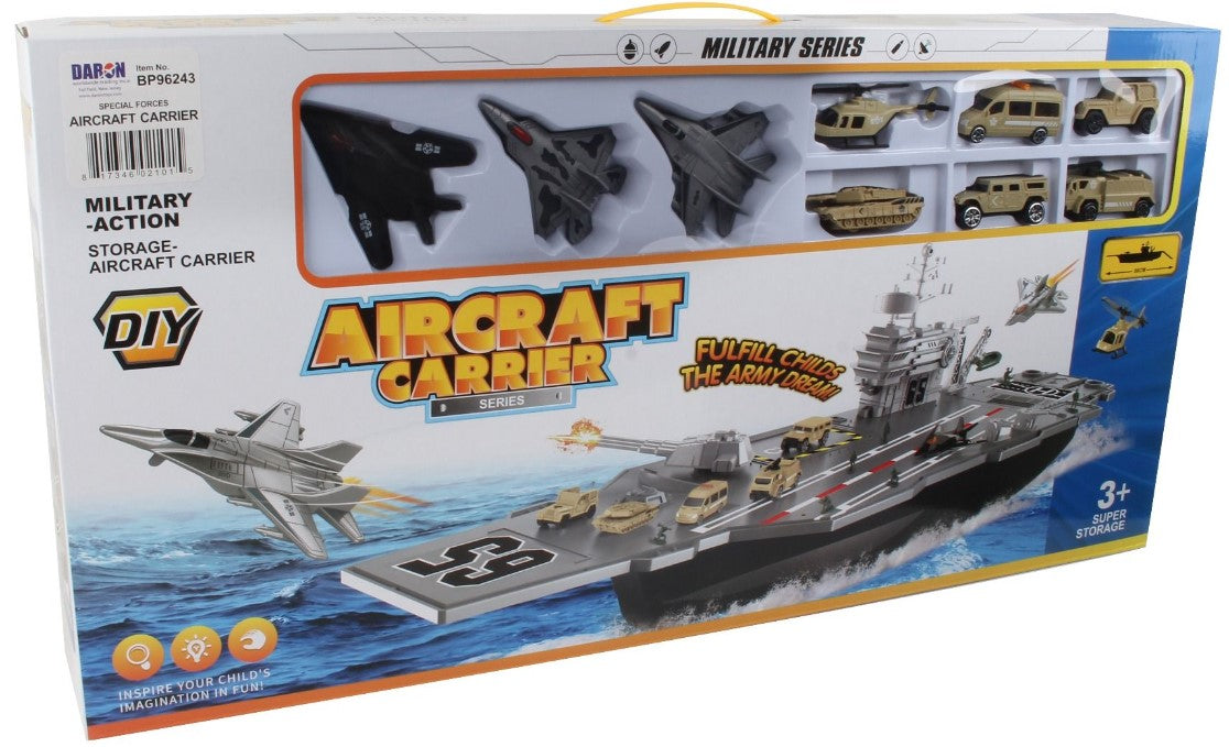 Aircraft Carrier Playset (Plastic w/Die Cast Acc.) (replaces PYS-96243)