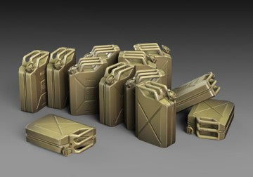 1/35 WWII Italian Jerry Cans (12) (Resin/Photo-Etch)