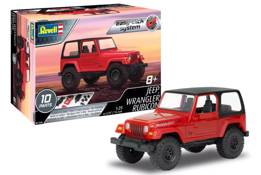 1/25 Jeep Wrangler Rubicon (Red) (Snap)