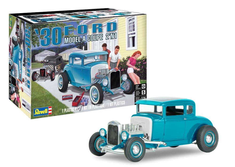 1/25 1930 Ford A Coupe (2 in 1)