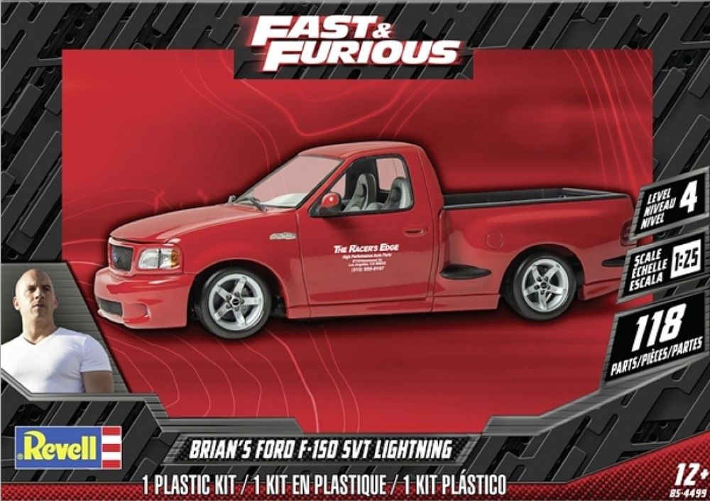 1/25 Fast & Furious Brian's Ford F150 SVT Lightning Pickup Truck