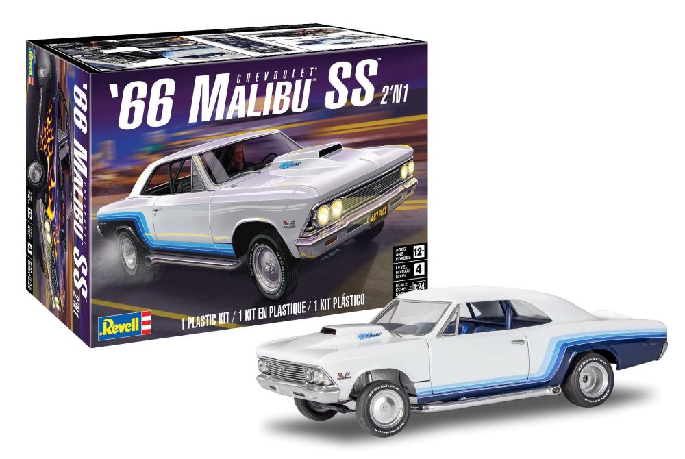1/24 1966 Chevrolet Malibu SS (2 in 1)