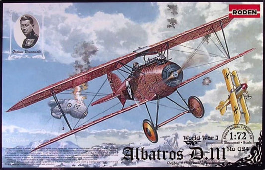 1/72 Albatros D III Oeffag s153 (Early) German BiPlane Fighter