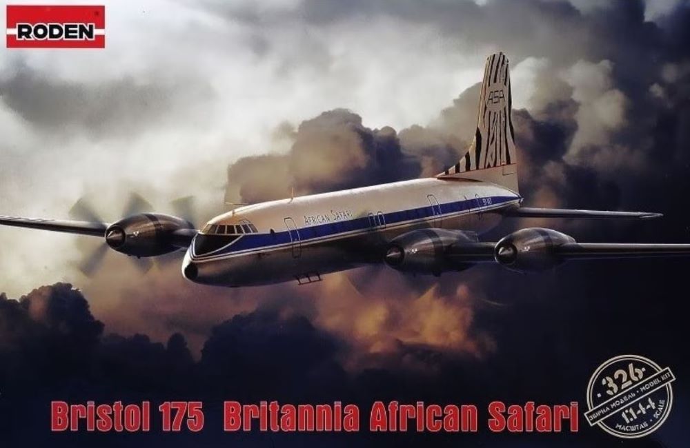 1/144 Bristol 175 Britannia African Safari Airliner