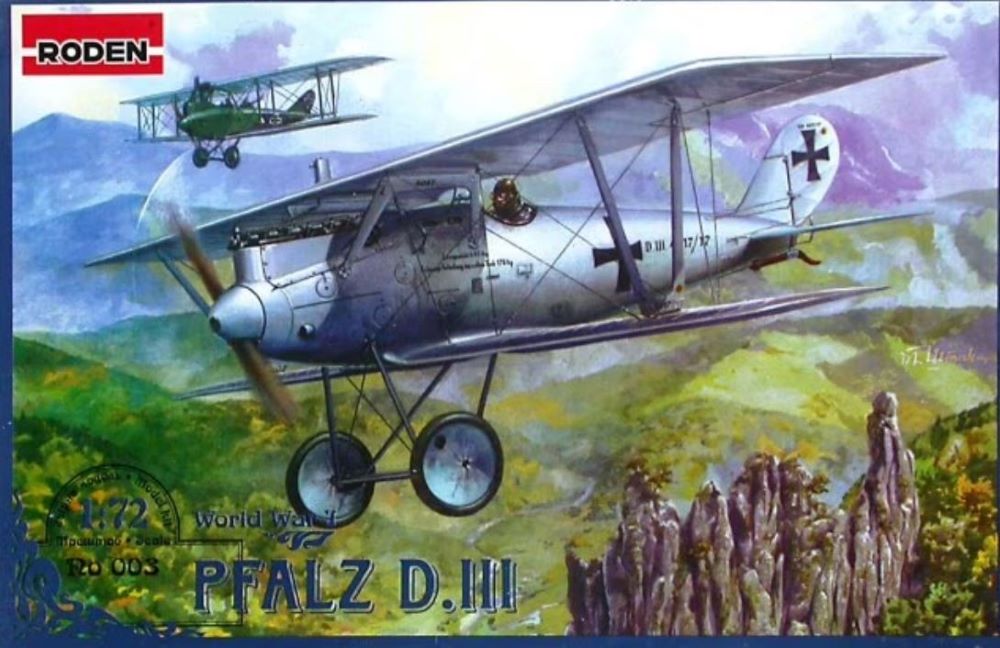 1/72 Pfalz D III WWI Aircraft