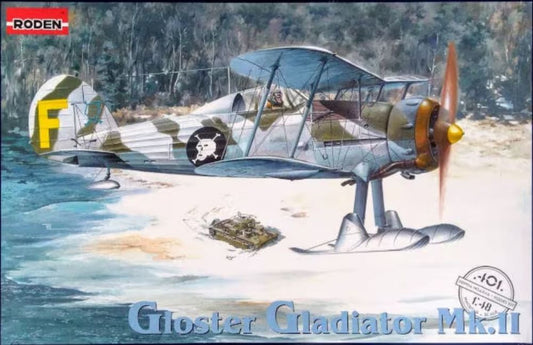 1/48 Gloster Gladiator MkII BiPlane Fighter w/Skis