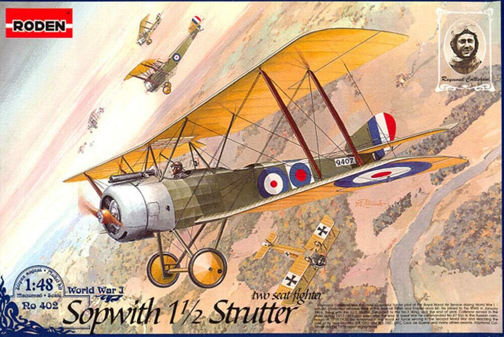 1/48 Sopwith 1-1/2 Strutter WWI British BiPlane Fighter