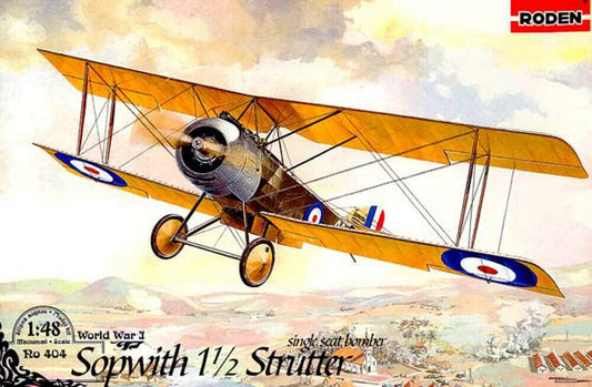 1/48 Sopwith 1-1/2 Strutter Single-Seater WWI British BiPlane Bomber