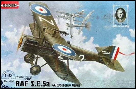 1/48 Se5a RAF BiPlane Fighter w/Wolseley Viper Engine