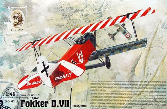 1/48 Fokker D VII (OAW Early) WWI German BiPlane Fighter