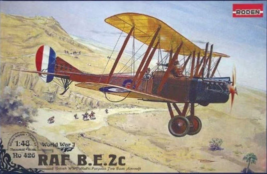 1/48 BE2C WWI RAF Recon BiPlane