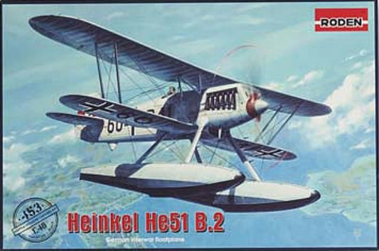 1/48 Heinkel He51B2 BiPlane Fighter w/Floats