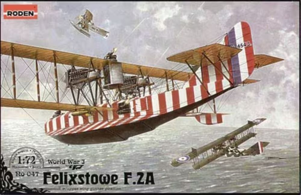 1/72 Felixstowe F2A Eoyal AF Flying Boat BiPlane w/Upper Wing Gunner Position