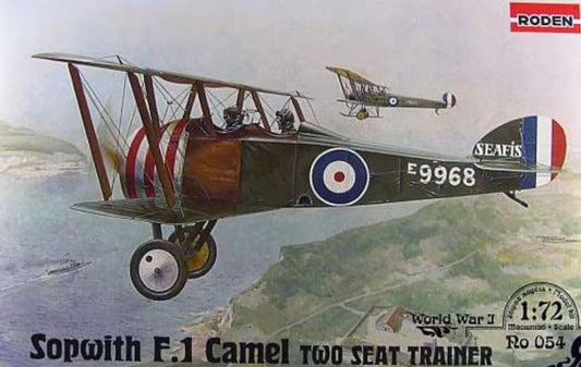 1/72 Sopwith F1 Camel 2-Seater Trainer RFC BiPlane