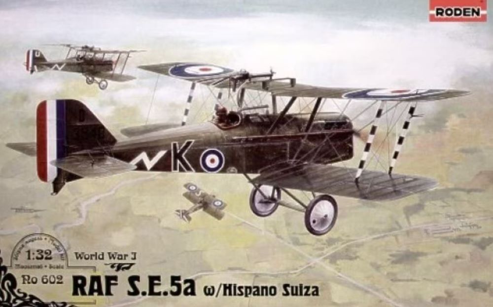 1/32 Se5a WWI RAF Fighter w/Hispano Suiza Engine