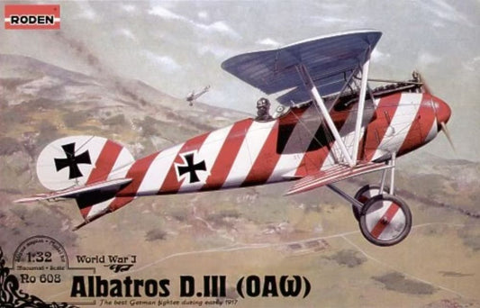 1/32 Albatros D III OAW WWI German BiPlane Fighter