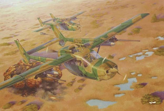 1/32 Reims Cessna FTB337G  Lynx Bush War Rhodesian Air Force Light Attack War Aircraft