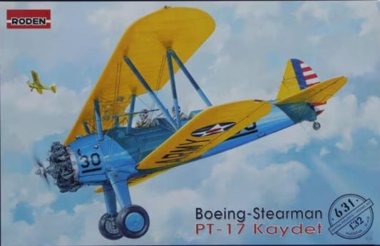 1/32 PT17 Kaydet Stearman US Army Trainer BiPlane