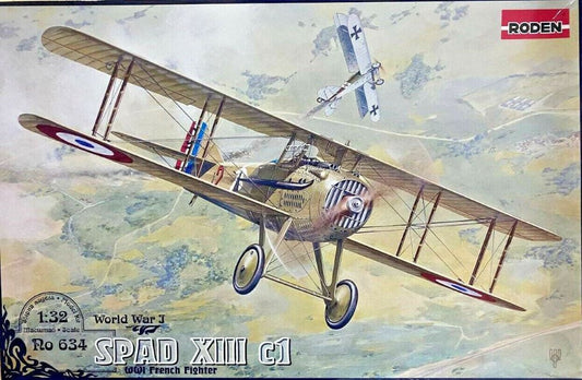 1/32 Spad XIIIc1 Early WWI French BiPlane Fighter