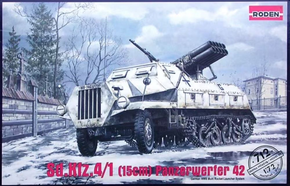 1/72 SdKfz 4/1 Panzerwerfer 42 (Early) Rocket Launcher