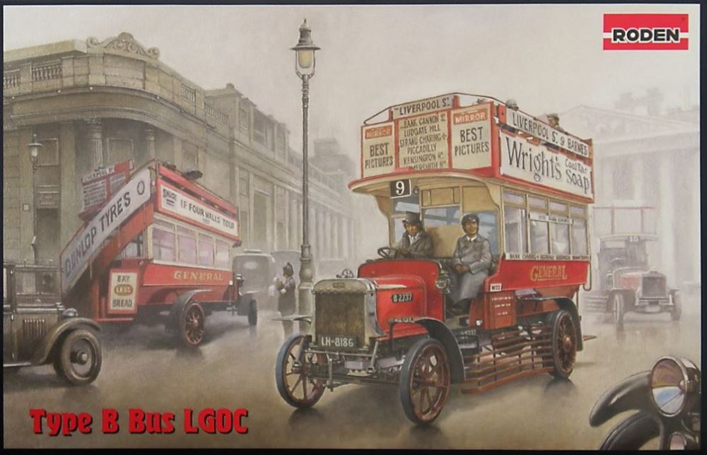 1/72 LGOC B Type WWI British Bus