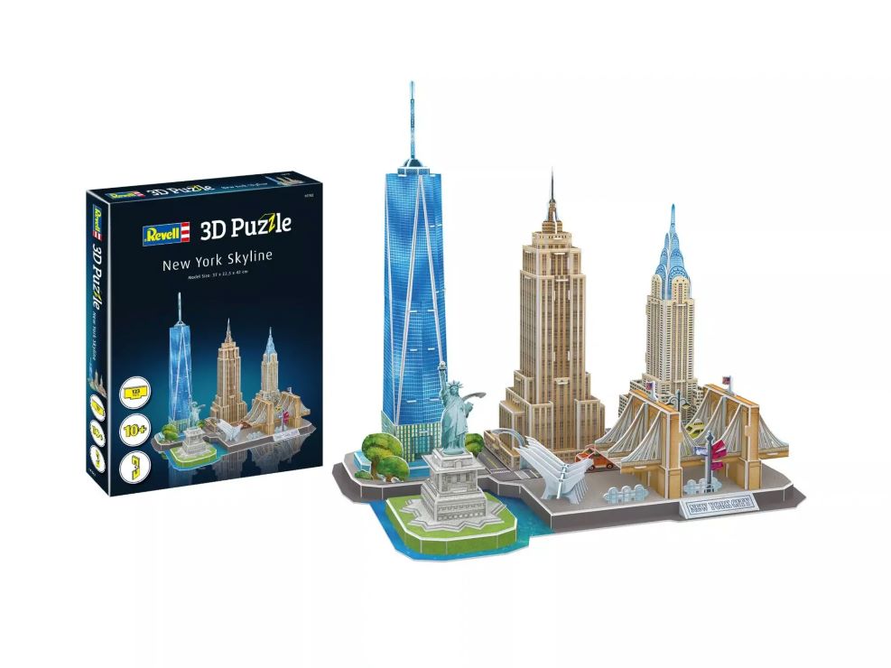 New York, USA Skyline 3D Foam Puzzle (123pcs)