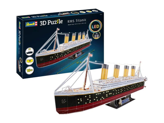 RMS Titanic Ocean Liner 3D Foam Puzzle LED Edition (266pcs)