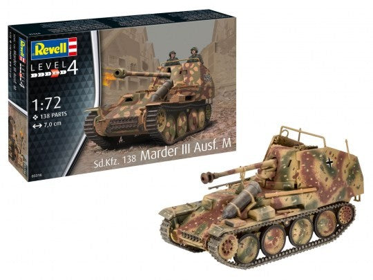 1/72 SdKfz 138 Marder III Ausf M Tank