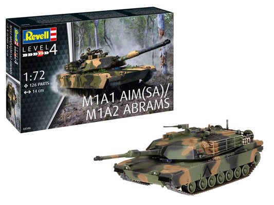 1/72 M1A1 AIM(SA)/M1A2 Abrams Tank