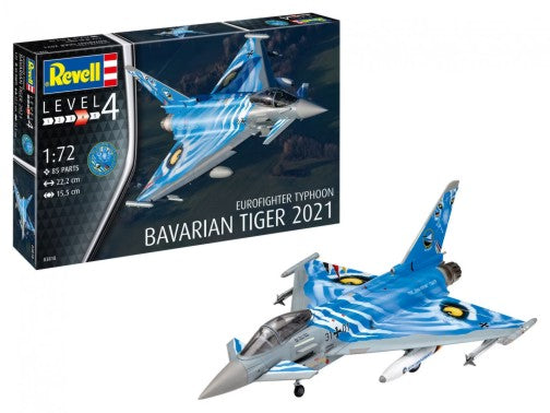 1/72 Eurofighter Typhoon Bavarian Tiger 2021 Aircraft