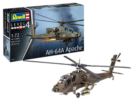 1/144 AH64A Apache Combat Helicopter