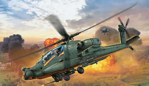 1/100 AH64A Apache US Army Combat Helicopter