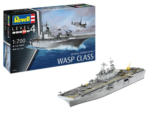 1/700 USS Wasp Class Assault Aircraft Carrier