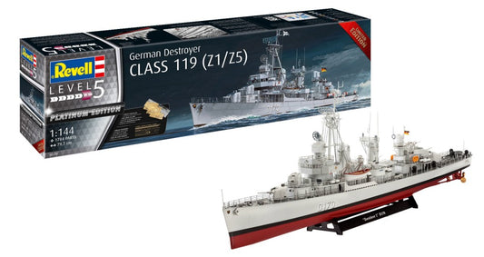 1/144 German Class 119 (Z1/Z5) Destroyer Platinum Limited Edition