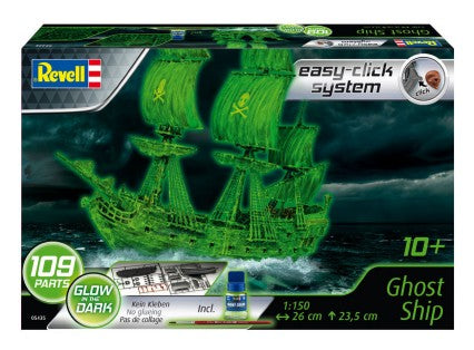 1/150 Pirate Ghost Ship w/Glow-in-the-dark paint (Snap)