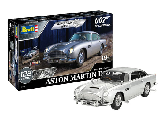 1/24 James Bond Aston Martin DB5 Car from Goldfinder Movie w/paint (Snap)