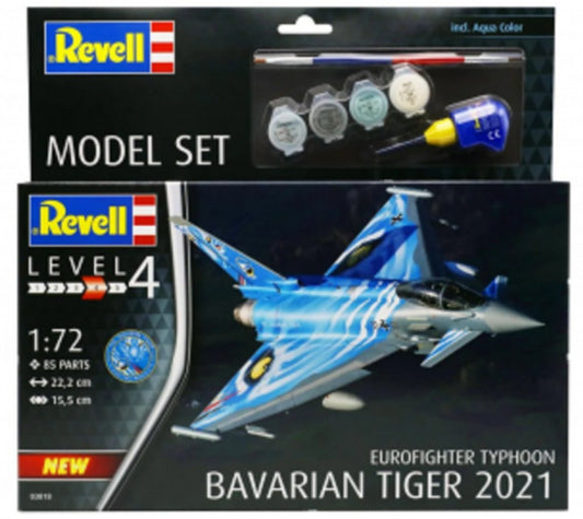 1/72 Eurofighter Typhoon Bavarian Tiger 2021 Aircraft w/paint & glue