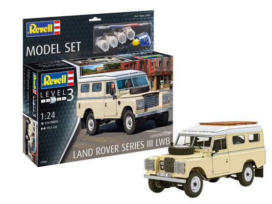 1/24 Land Rover Series III LWB Commercial Vehicle w/paint & glue