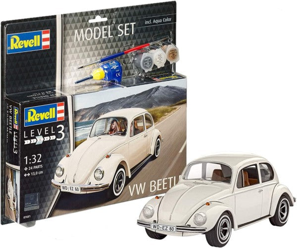 1/32 VW Beetle Car w/paint & glue