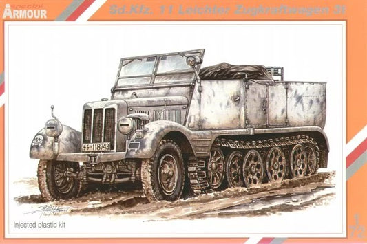 1/72 SdKfz 11 3t Leichter Zugkraftwagen Halftrack