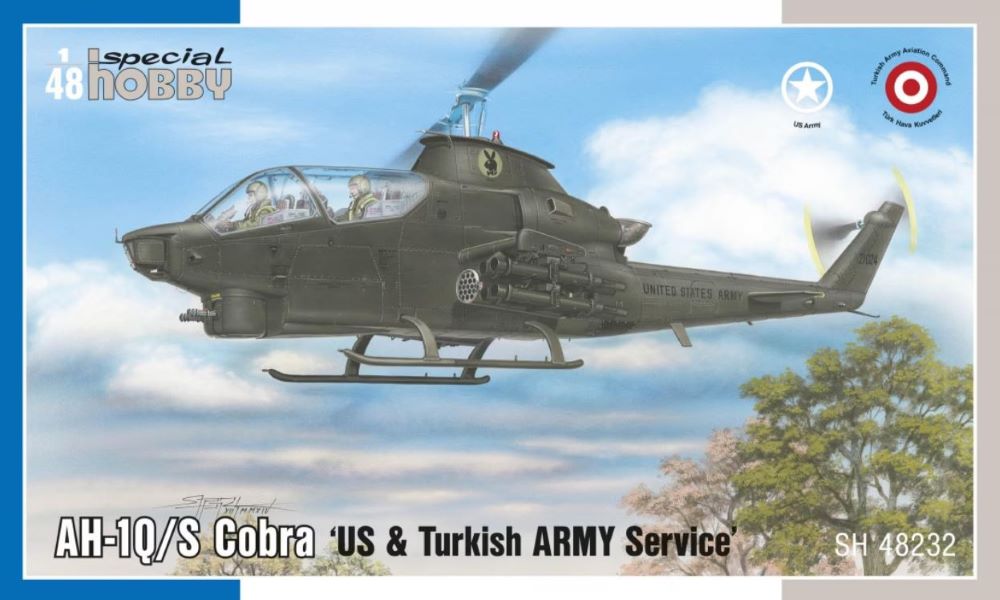 1/48 AH1Q/S Cobra US & Turkish Army Helicopter