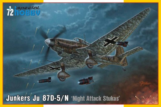 1/72 Junkers Ju87D5/N Night Attack Stukas Aircraft